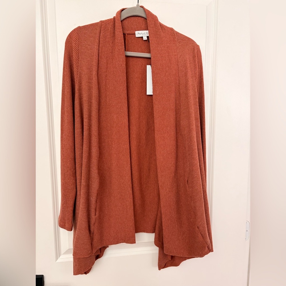 Michael Stars Rust Orange Women's Sweater